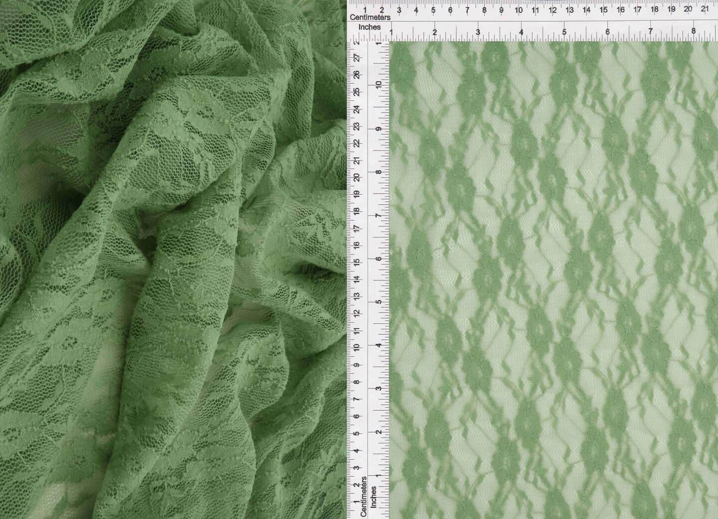 1 Yard Stretch Lace Fabric, 58/60&#x2033; Wide Nylon Spandex Blend