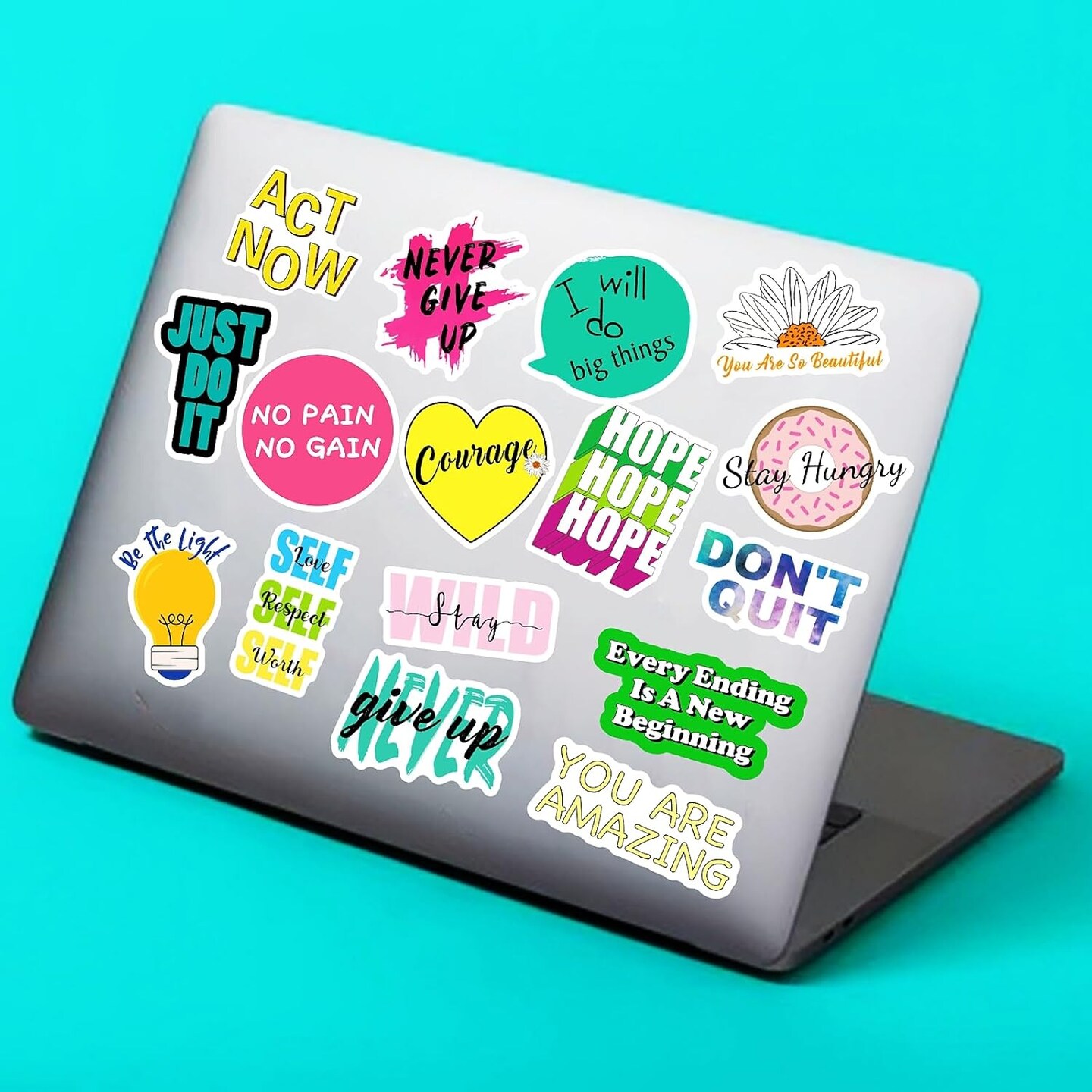 300Pcs Inspirational Scrapbook Motivational Stickers