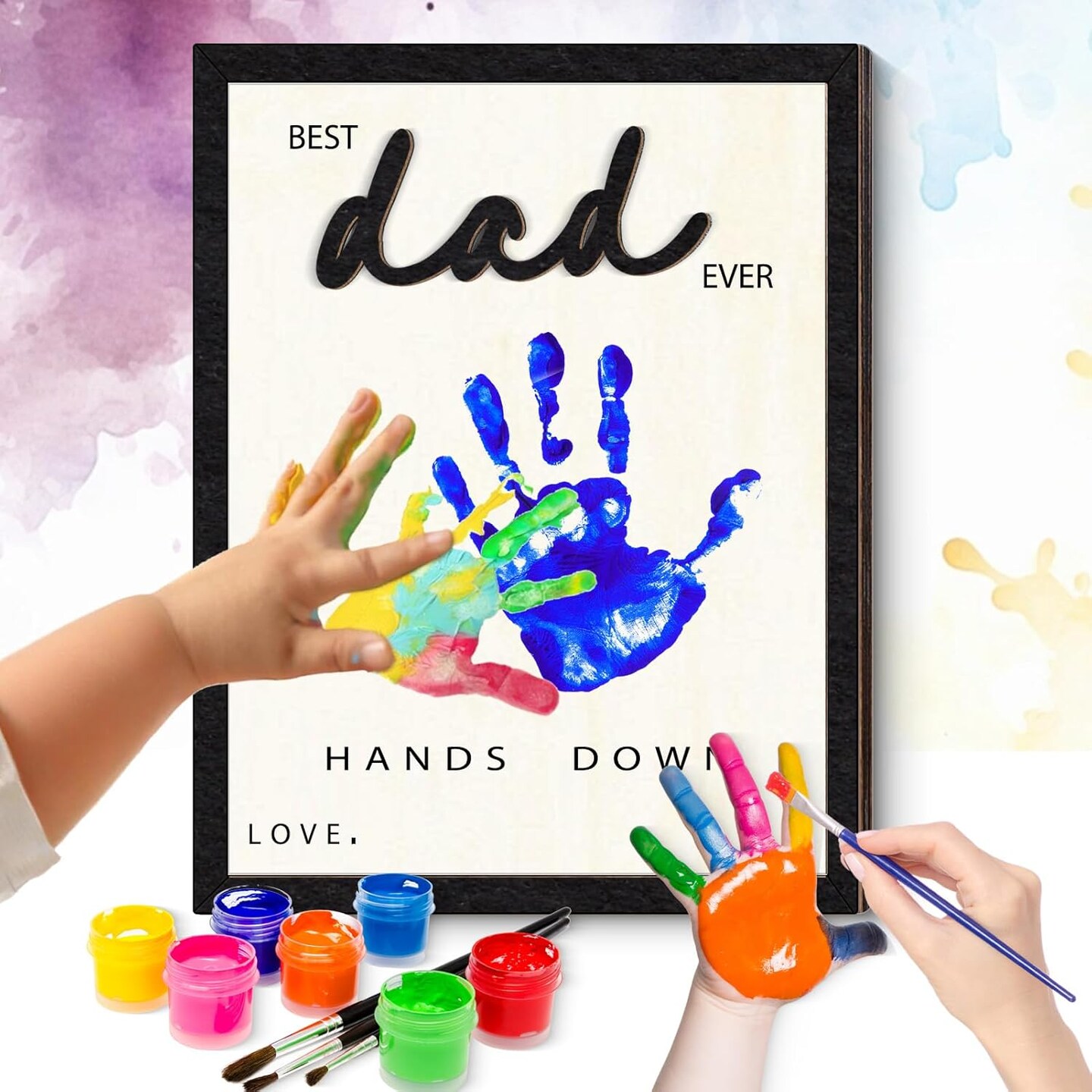 DIY Handprint Art Craft Kit with Paints