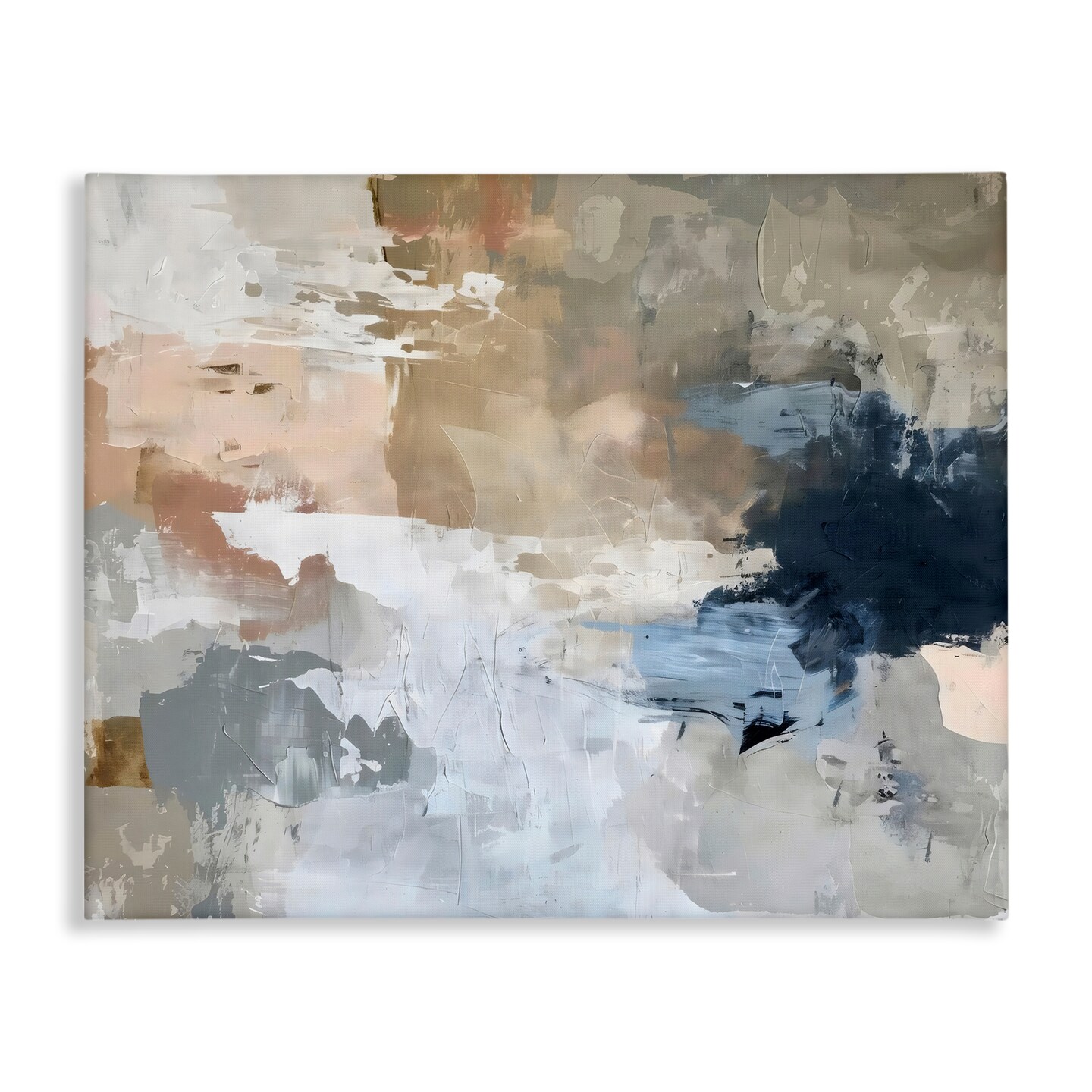 Stupell Industries Abstract Earthy Brushstrokes Canvas By LSR Creative Studio