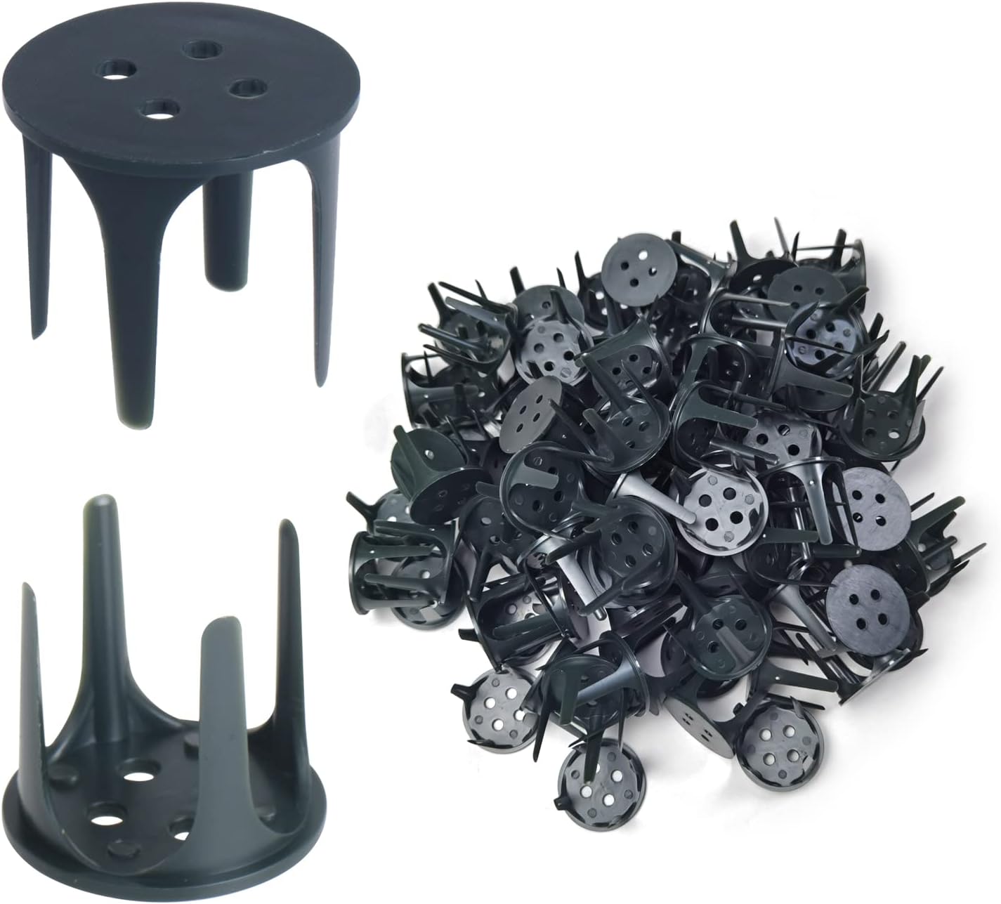 100Pcs Flower Foam Anchor Pins, Green Floral Foam Pinholder