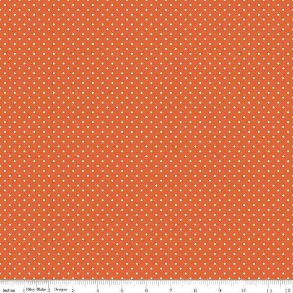 Swiss Dot in Autumn (c670-autumn) | Swiss Dot | Riley Blake Designs | Riley Blake