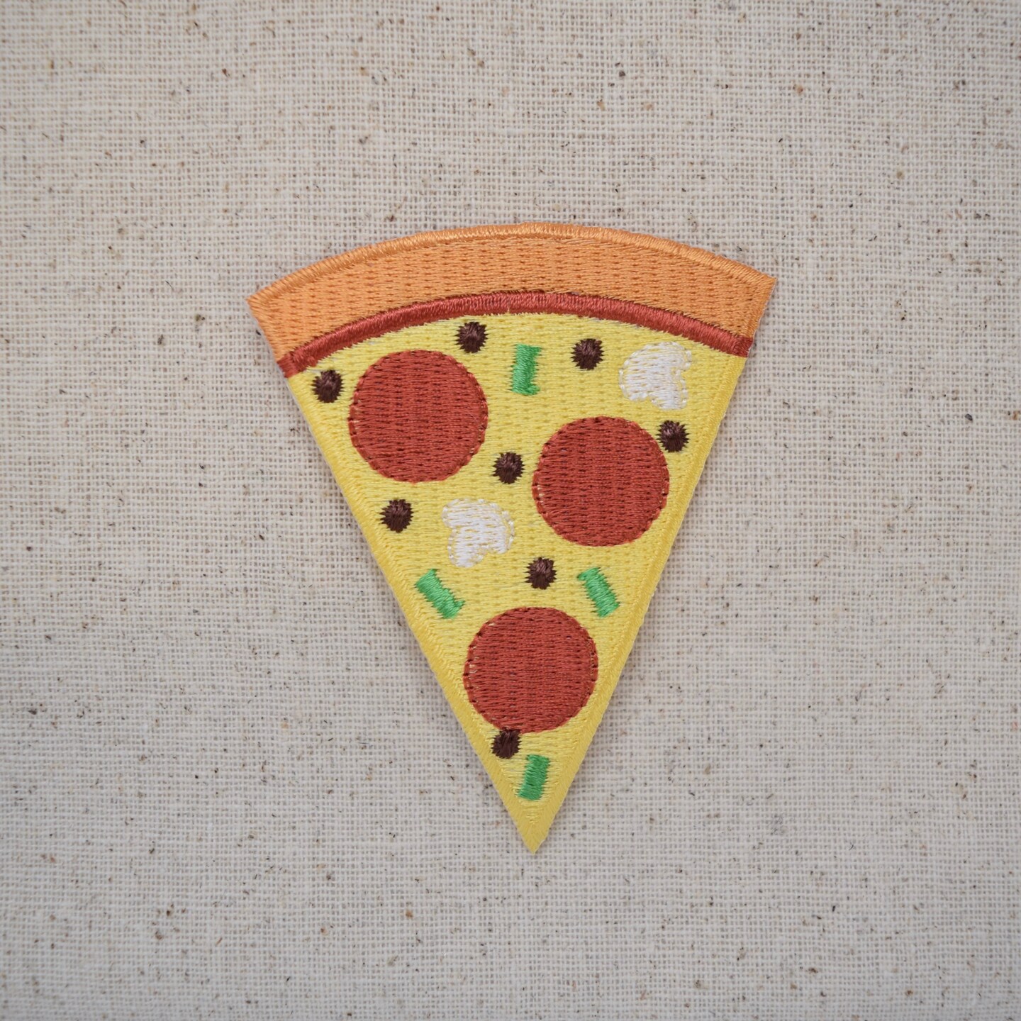 Pizza Slice, Food, Embroidered, Iron on Patch