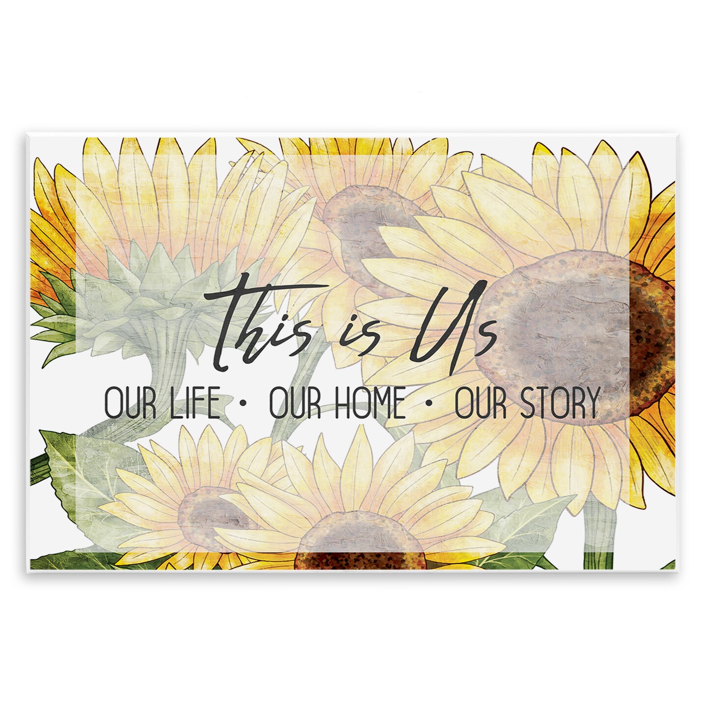 Stupell Industries This Is Us Sunflowers Wall Plaque By Kim Allen