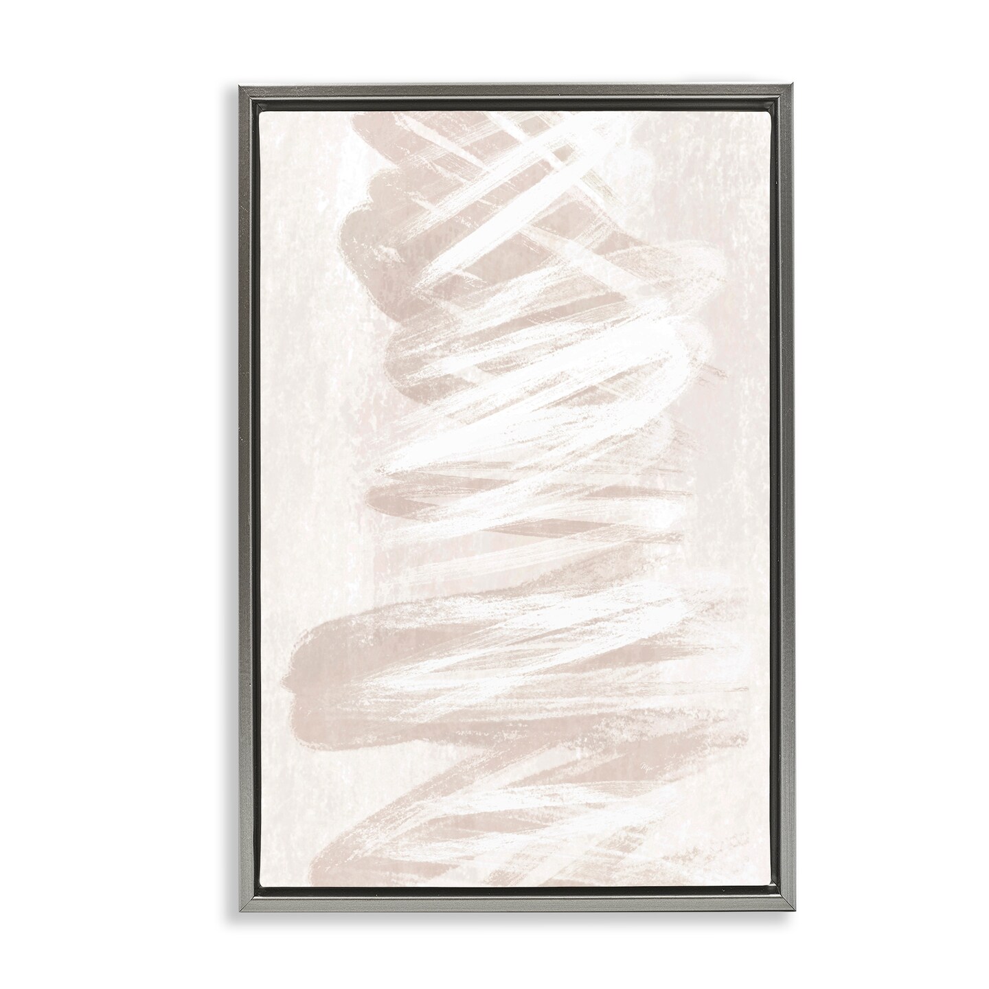 Stupell Industries Contemporary Beige Waves Floating Frame By Martina Pavlova