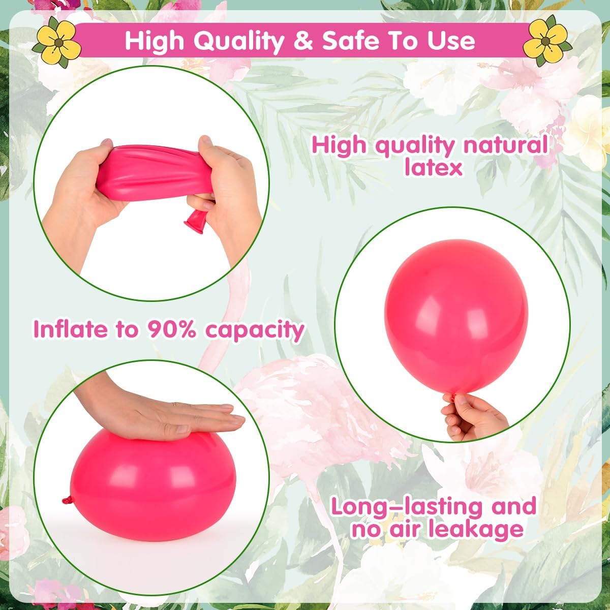 200 PCS Summer Tropical Party Decorations