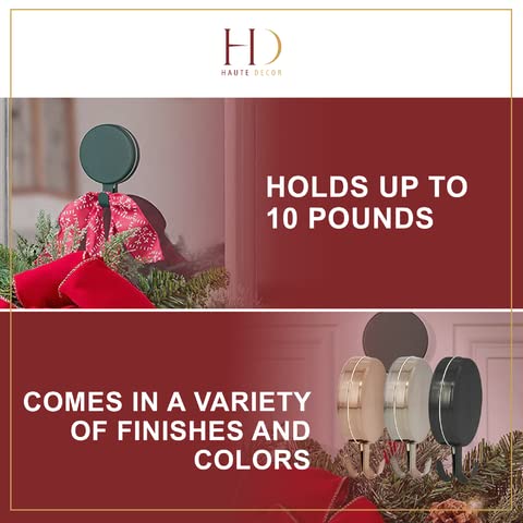 Haute Decor Attract Magnetic Wreath Hanger - 2 Pack