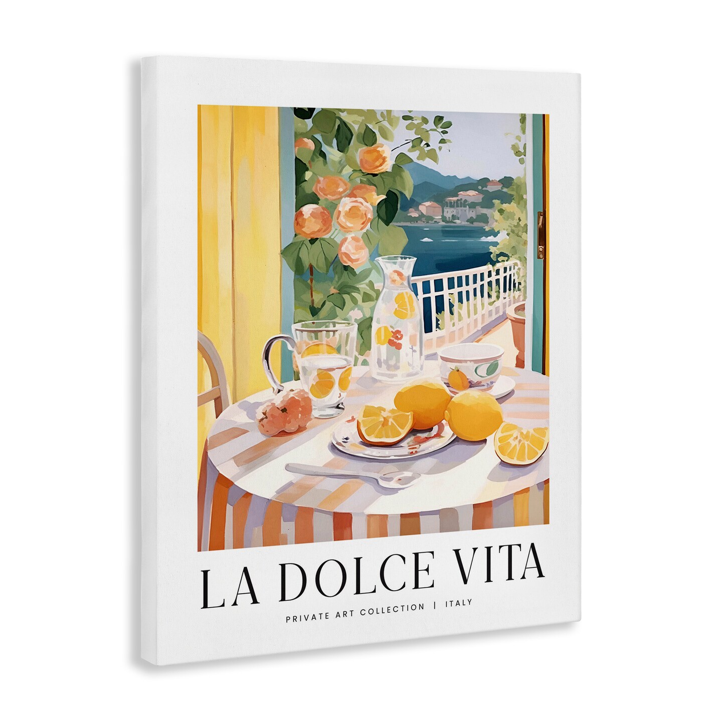 Stupell Industries Classic Italian Table Setting View Canvas By Lettered and Lined
