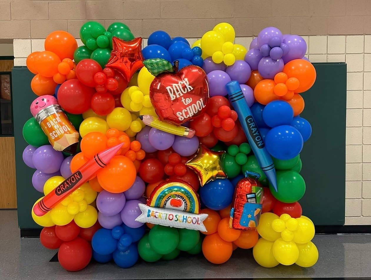Balloon Garland Arch Kit - Back to School Decorations