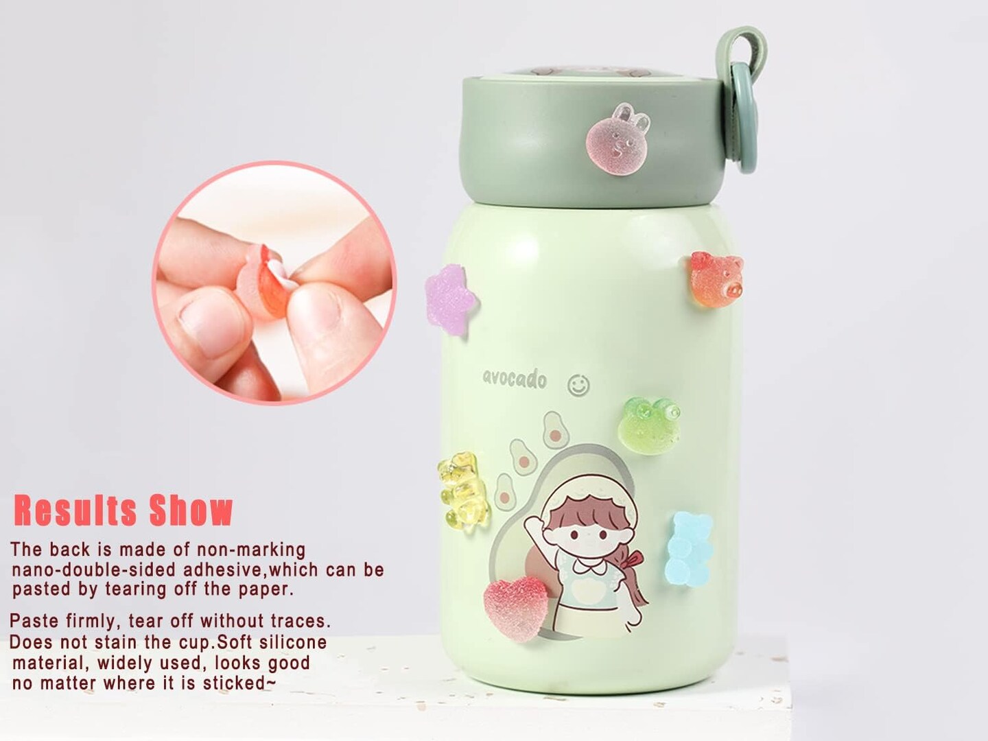 3D Clear Resin Stickers