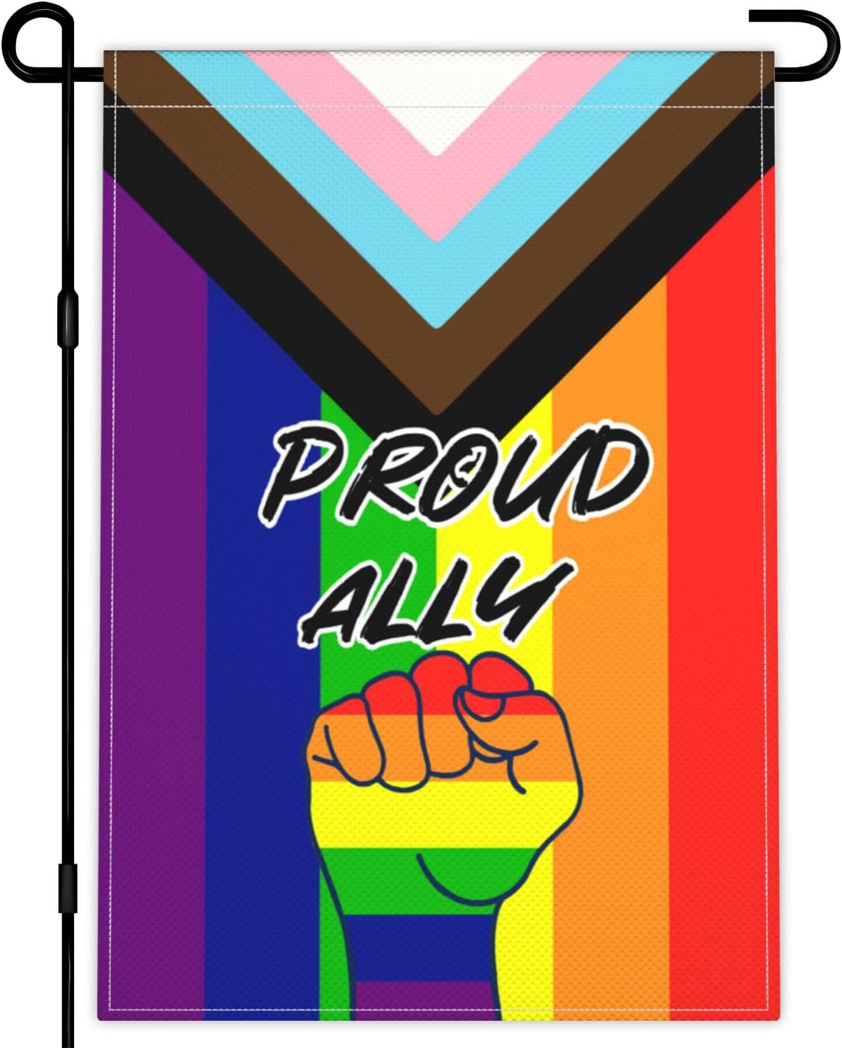 Pride Proud Ally Garden Flag Decor 12x18 Inch Double Sided