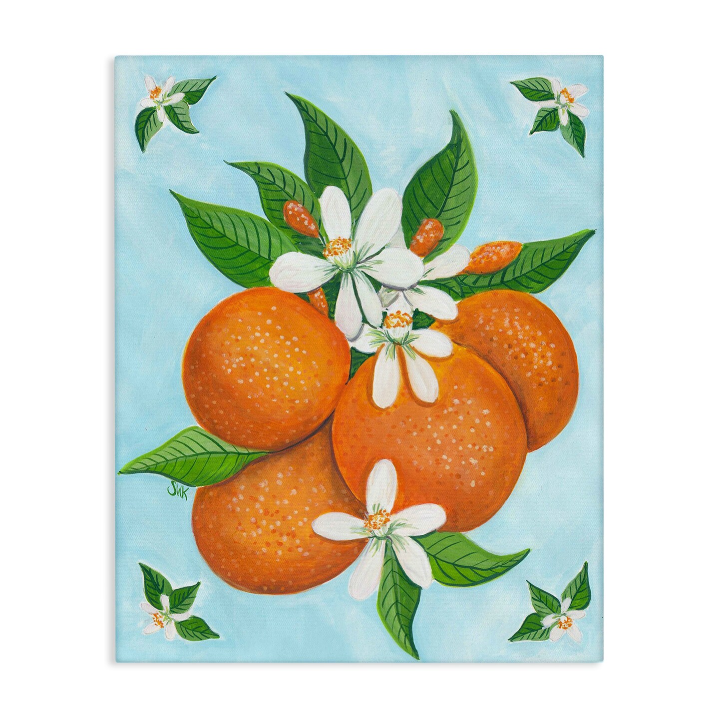 Stupell Industries Botanical Citrus Oranges Canvas By Sarah Waldron Kimball