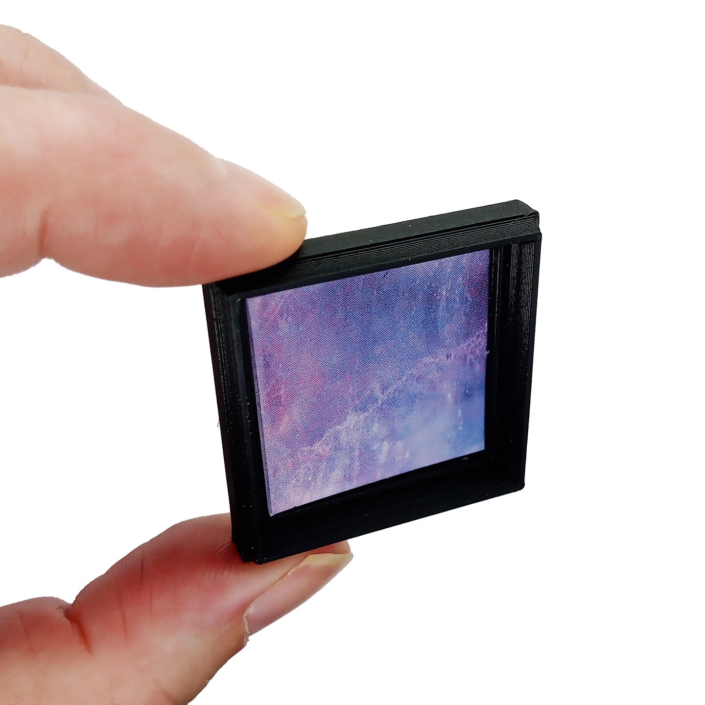 Galaxy Wall Art for Dollhouses, 8 pc, Celestial Decor 1:12 Scale, Purple Black &#x26; Silver, Adorabilities