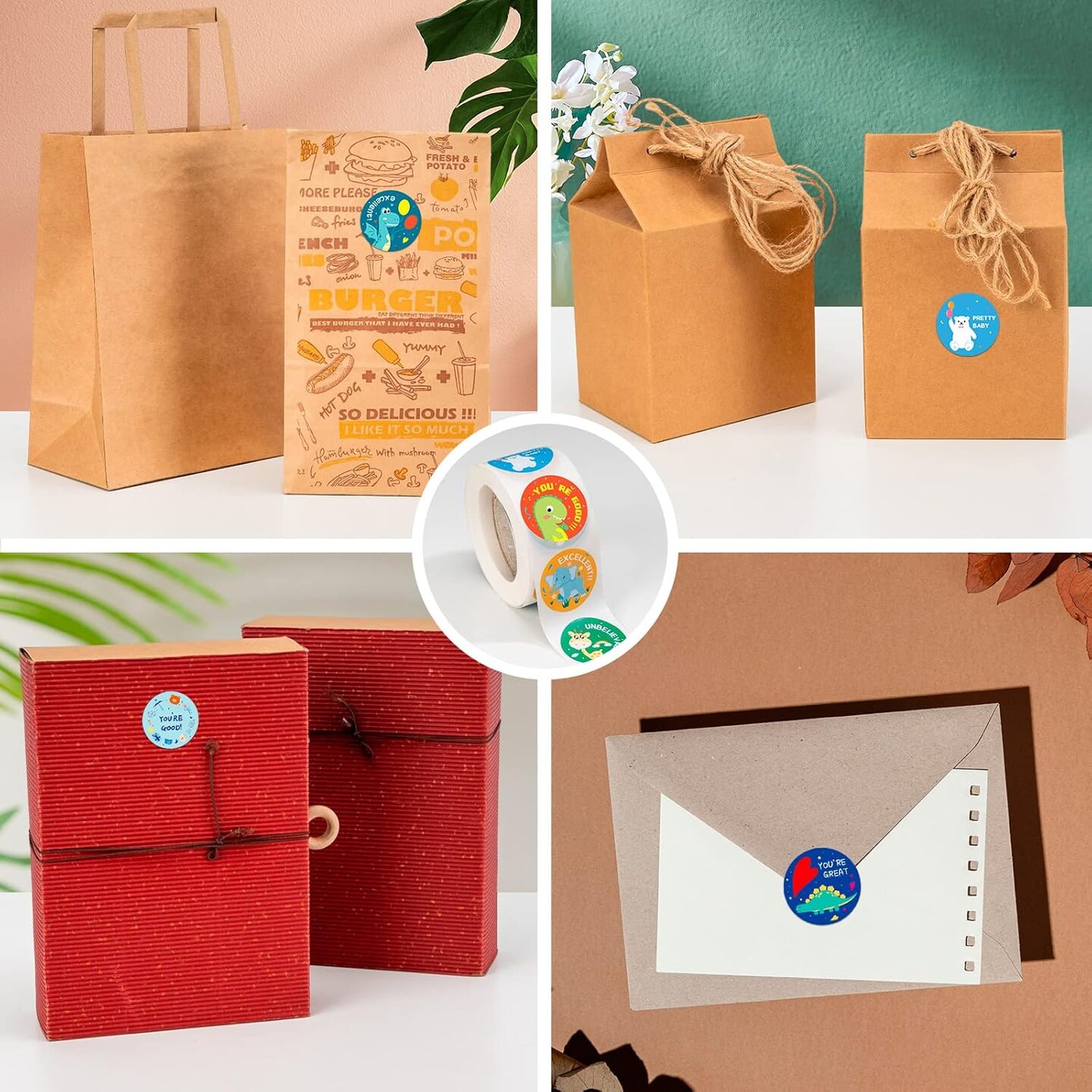 1500 Pcs Teacher Reward Stickers School Supplies Roll Sticker