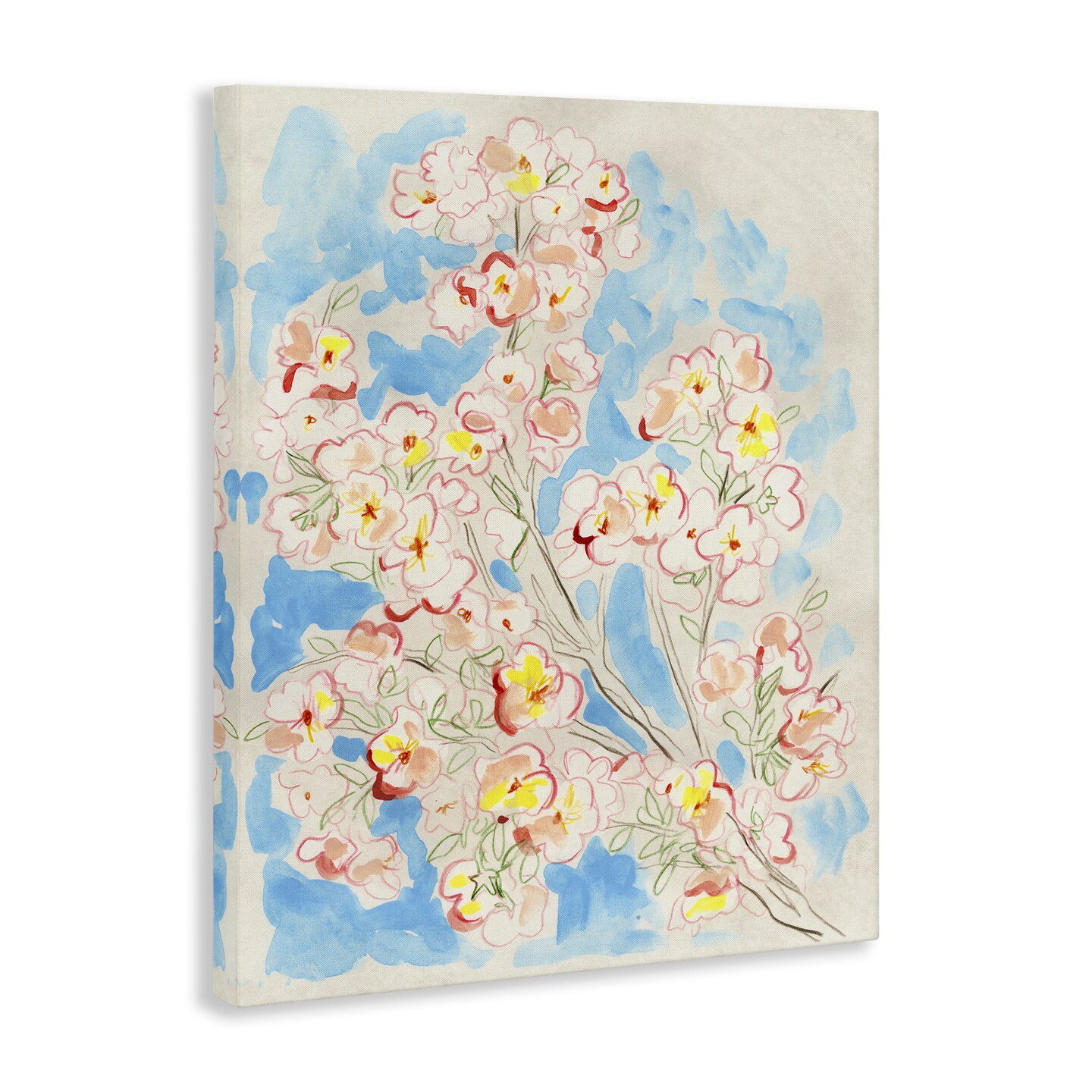 Stupell Industries Simple Branch Sketch Canvas By June Erica Vess