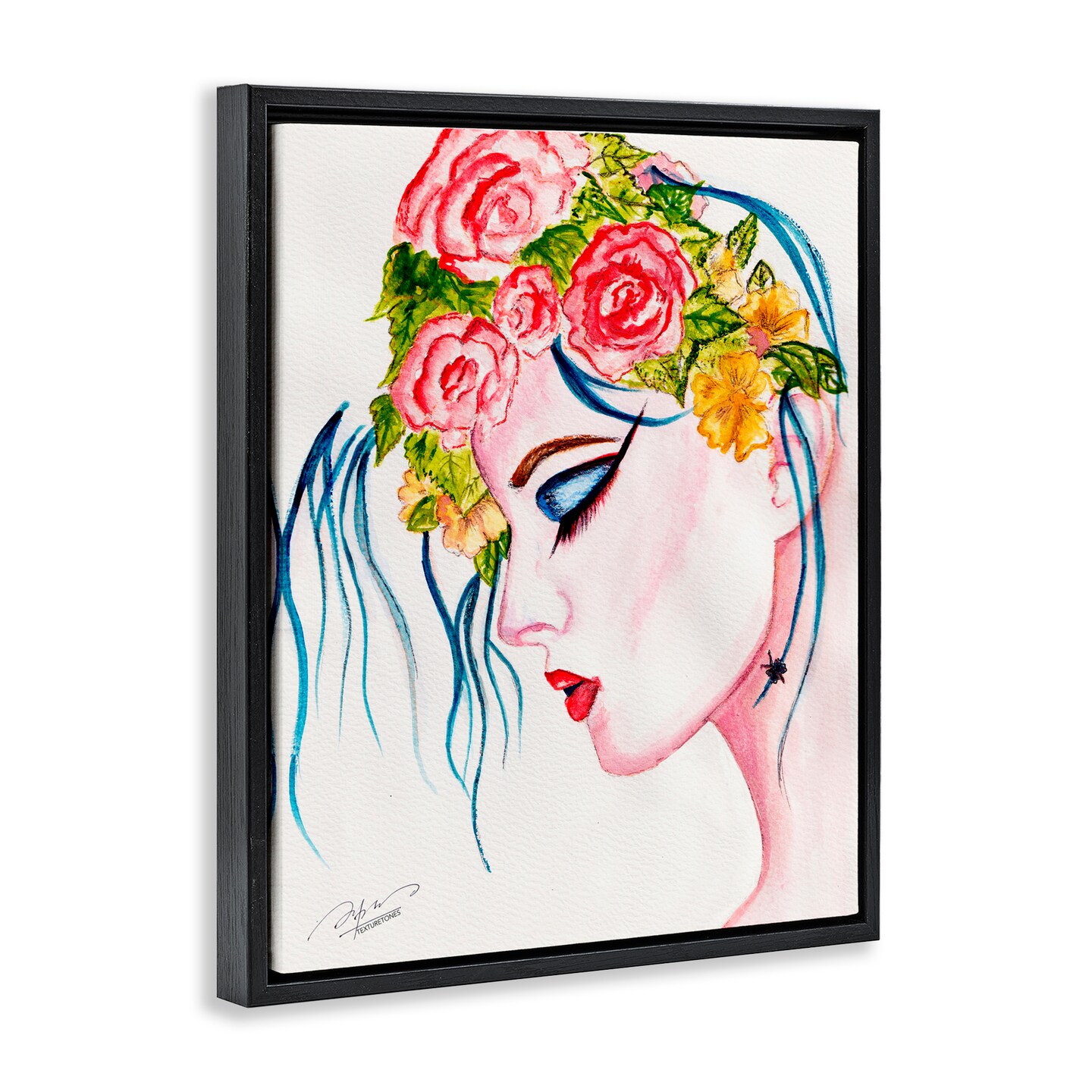 Stupell Industries Elegant Feminine Abstraction Floating Frame By Texturetones