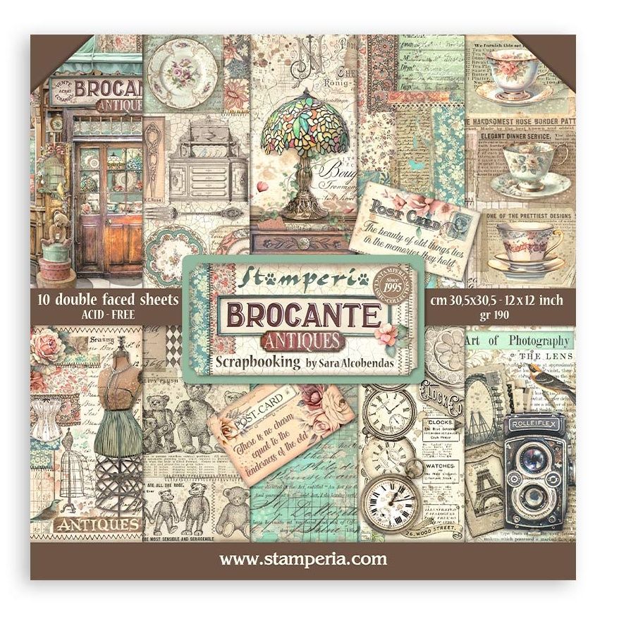 Brocante Antiques 12X12 Pad