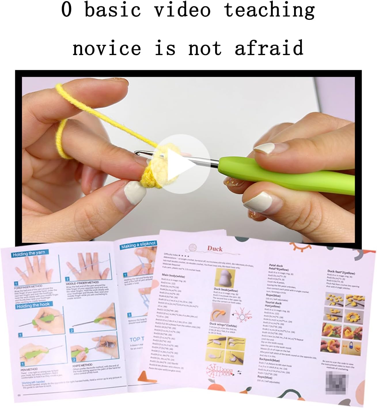 Crochet Starter Kit for Beginner Knitting Supplies
