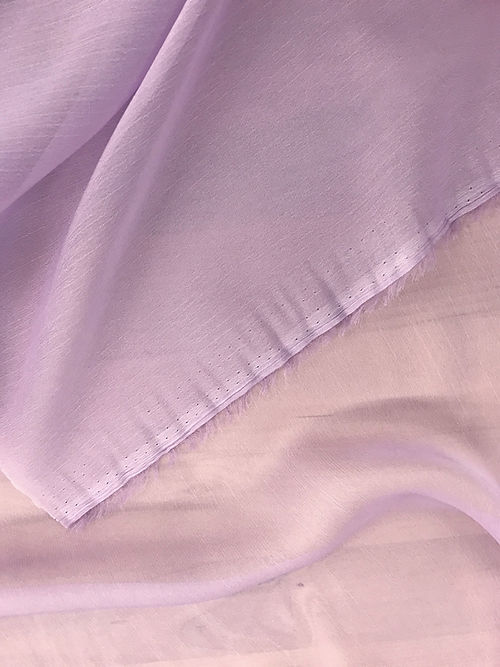 1 Yard Lilac Two-Tone Chiffon Fabric 58/59 Inches Wide Sheer Polyester
