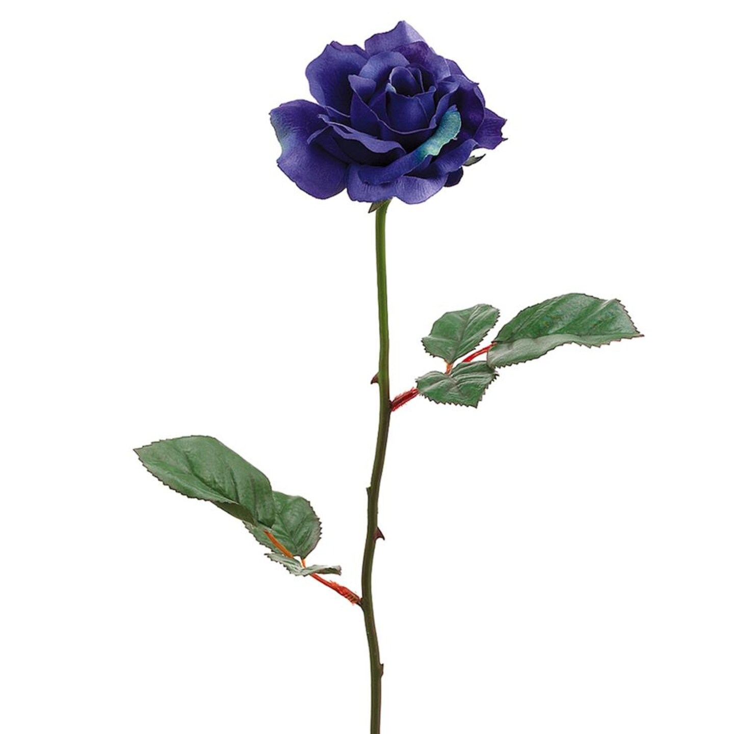 Allstate Long Stem Blooming Rose Artificial Floral Spray - 23" - Blue