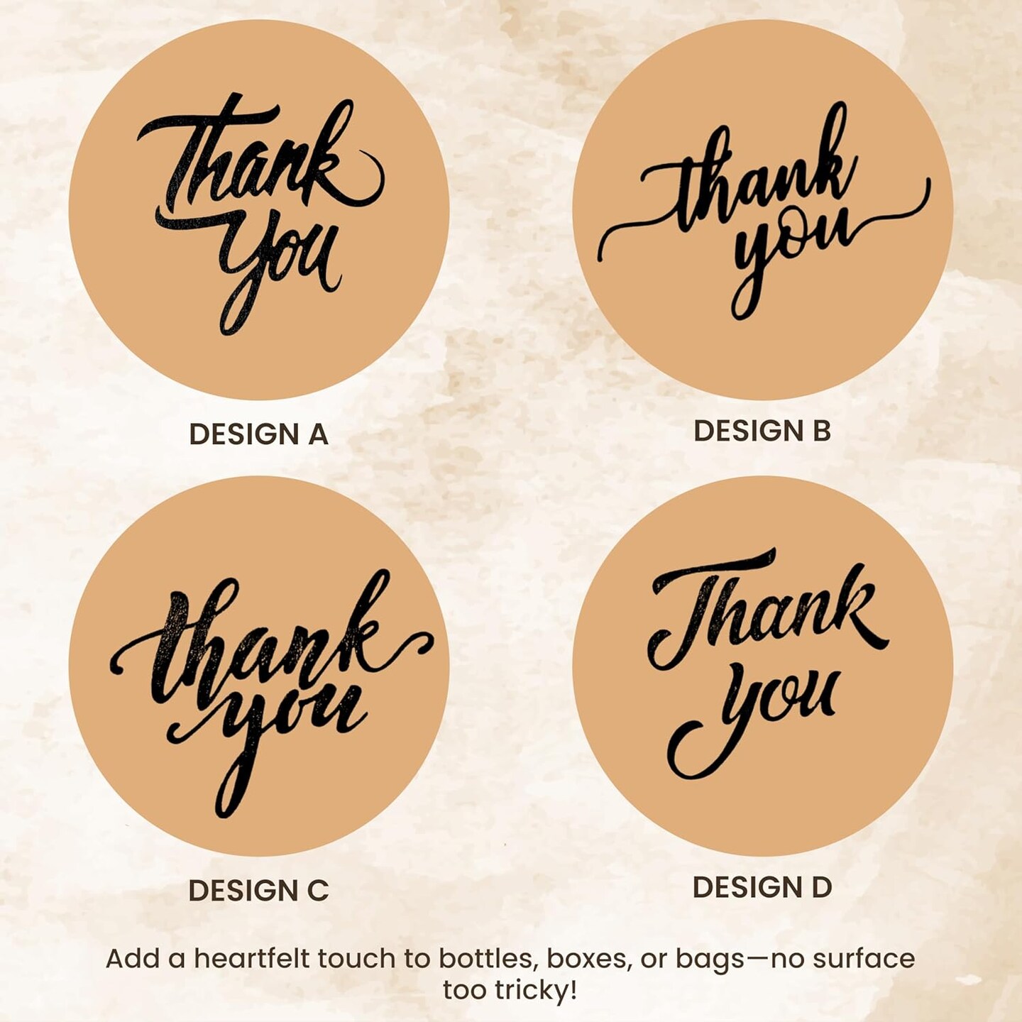 500 Self-Adhesive & Waterproof Stickers with Beautiful Design