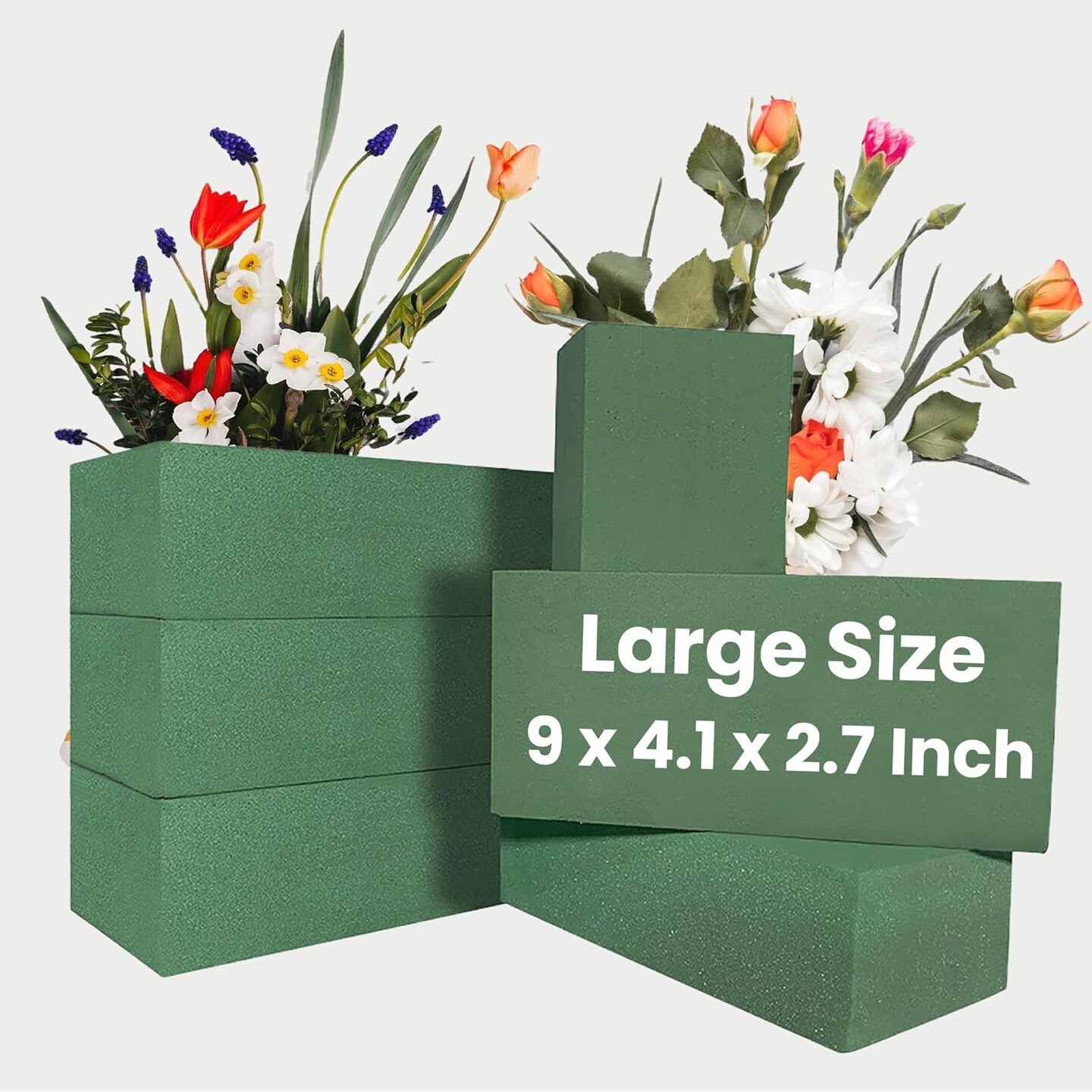 6 PCS Wet Floral Foam Blocks for Fresh Flowers