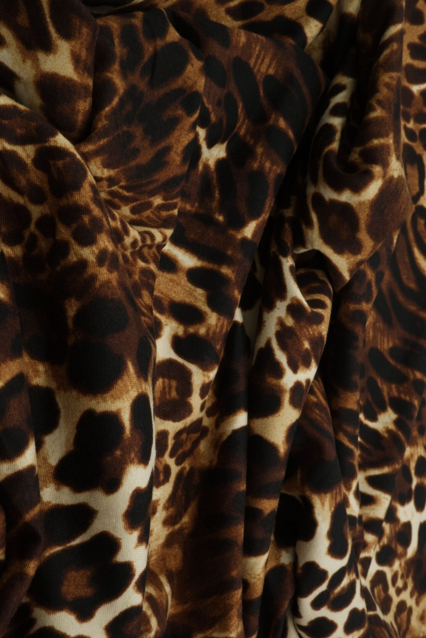 1 Yard DTY Brushed Animal Print Fabric Soft Stretch Knit 58/60” Wide for Apparel & Crafts