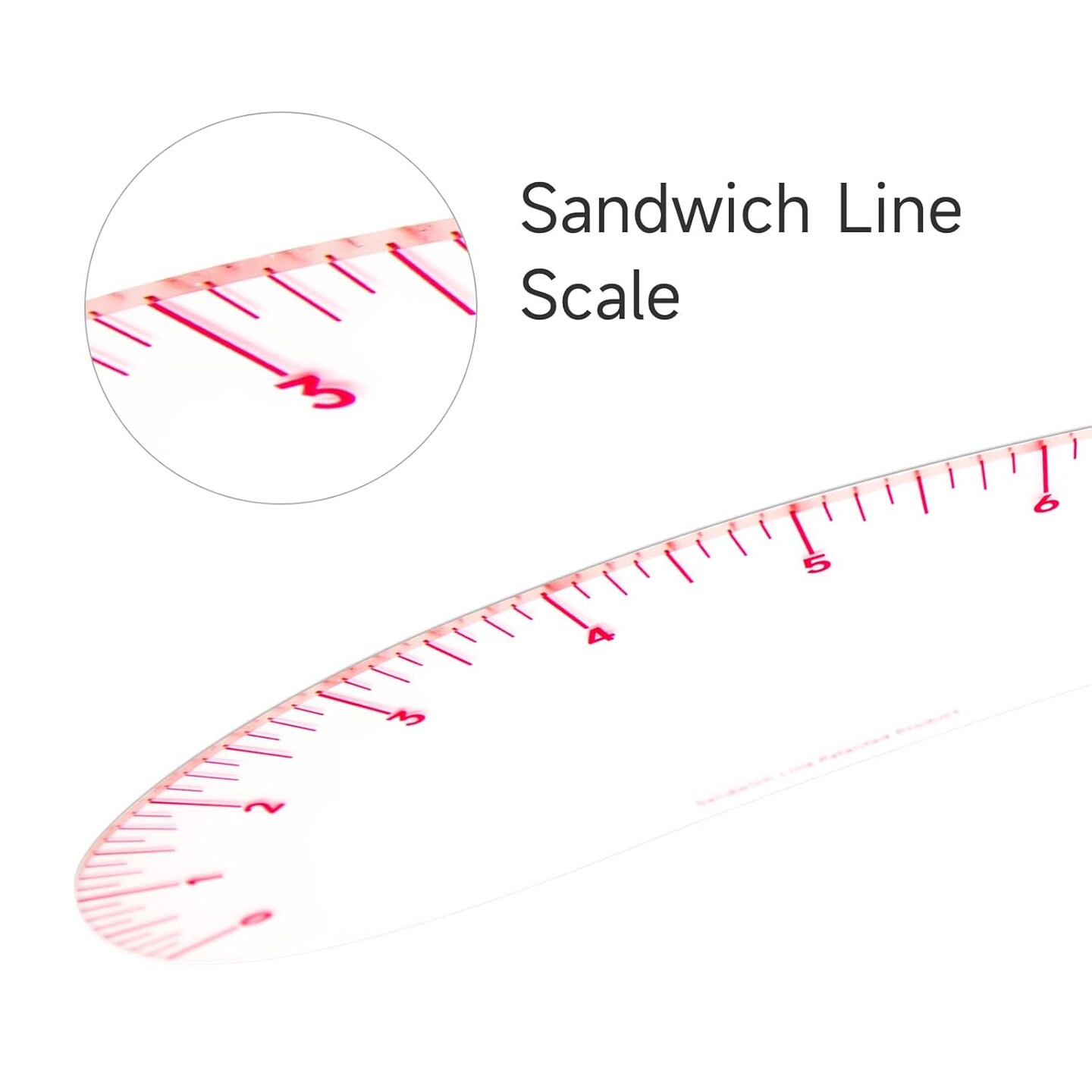 Kearing® Transparent Vary Form French Curve Ruler for Sewing, Pattern Making 12", 18" or 24"