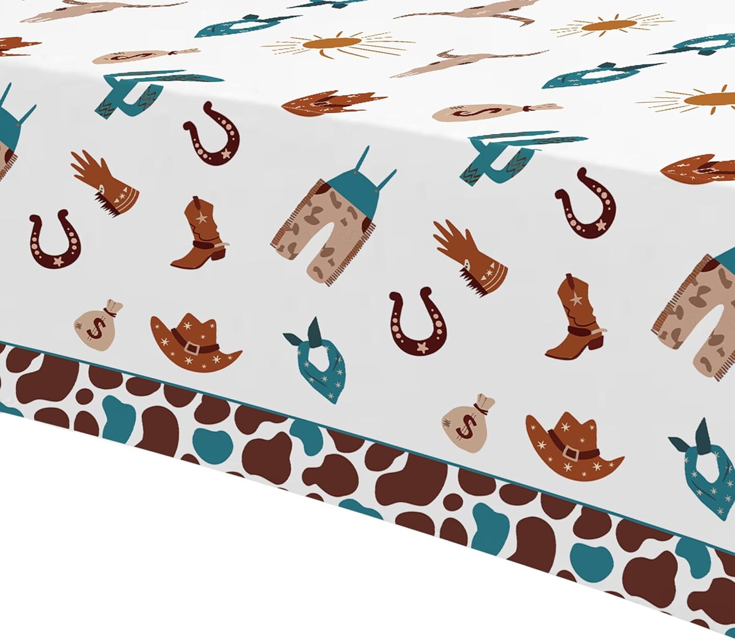 Western Cowboy Party Decorations Tablecloth