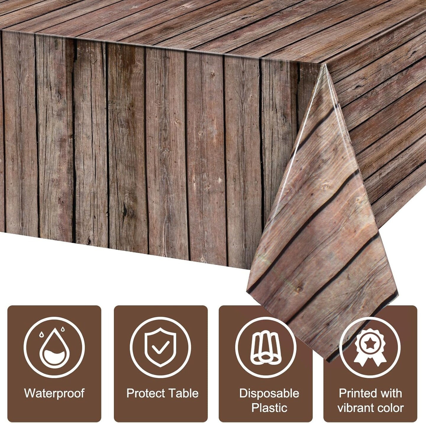 1 Pcs Western Party Tablecloth Western Cowboy