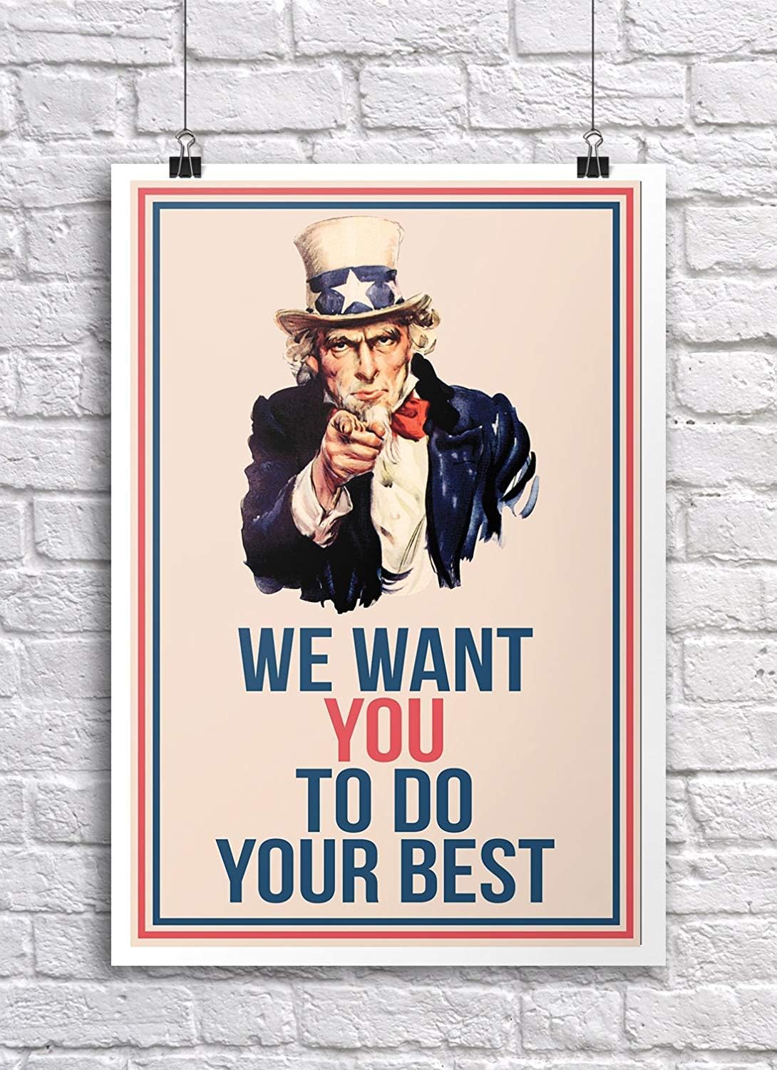 Uncle Sam We Want You Classroom Poster