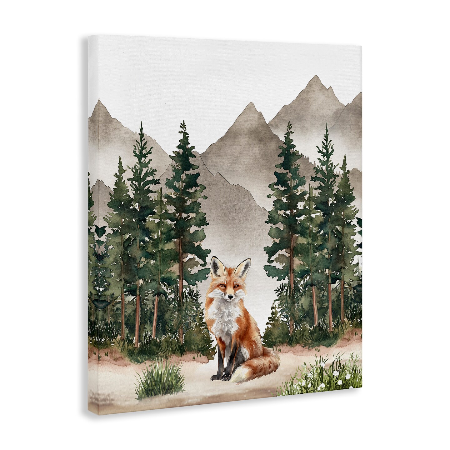 Stupell Industries In the Woods Fox Canvas By Christine Simpson Art