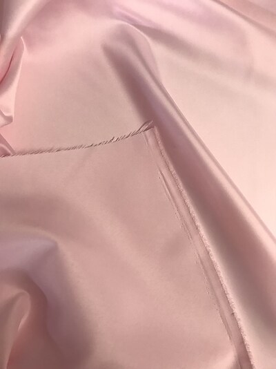 1 Yard Pink Dull Satin Fabric 58/59 Inches Wide Medium Weight Matte Finish