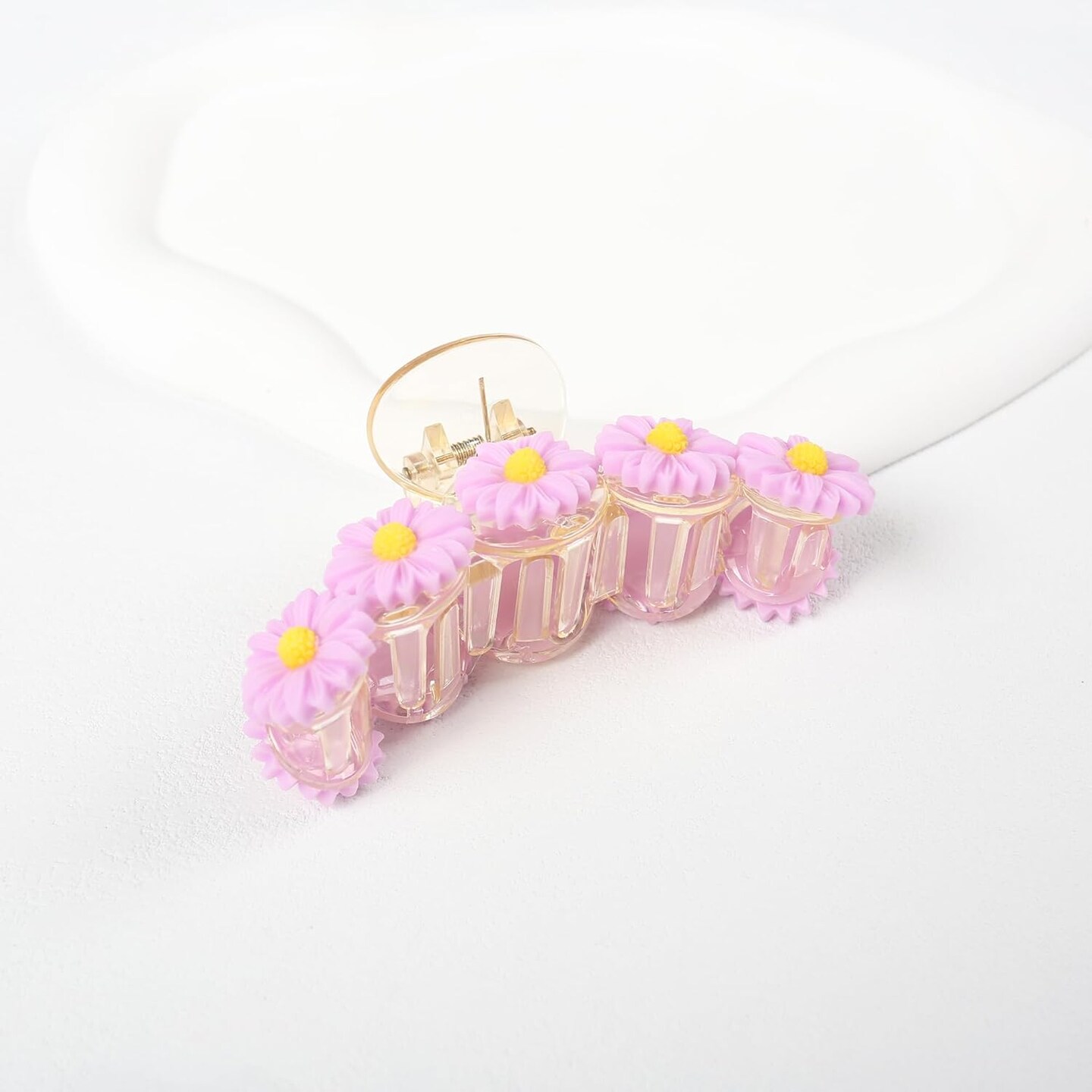 2 Psc Cute sunflower Flower Hair Claw Clips Hair Accessories