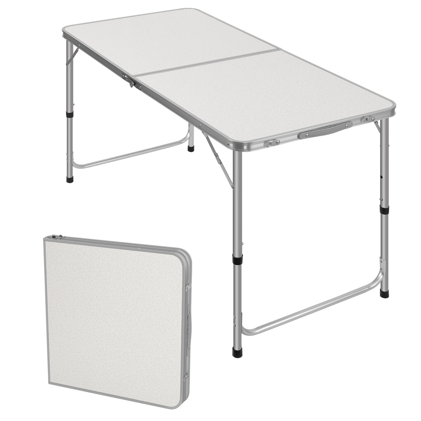 Portable Folding Table - 47&#x22; x 23.6&#x22; Expandable Desk for Outdoor Activities