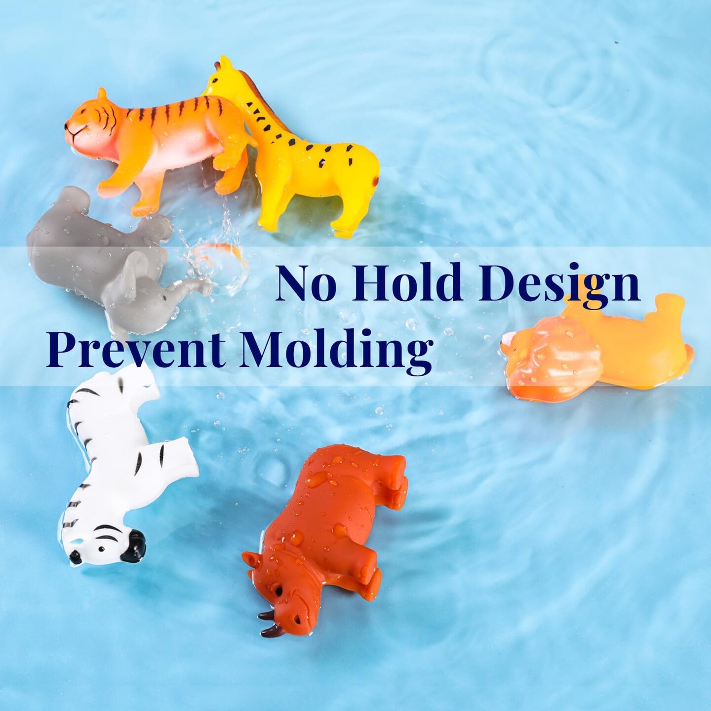 Bath Toys No Hole, for Infants 6-12&#x26; Toddlers 1-3
