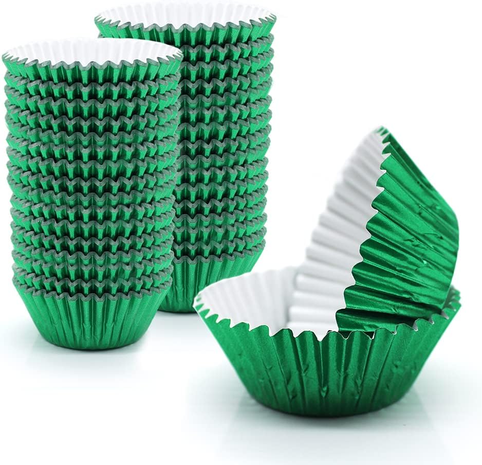500 Pack Green Baking Cups Cupcake Liners for Baking(Green)