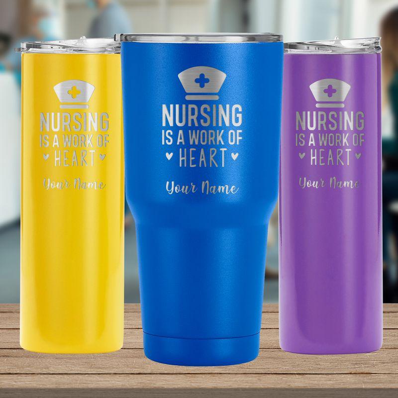 Personalised Heart Motif Coloured Glass Mug - The Glass Yard