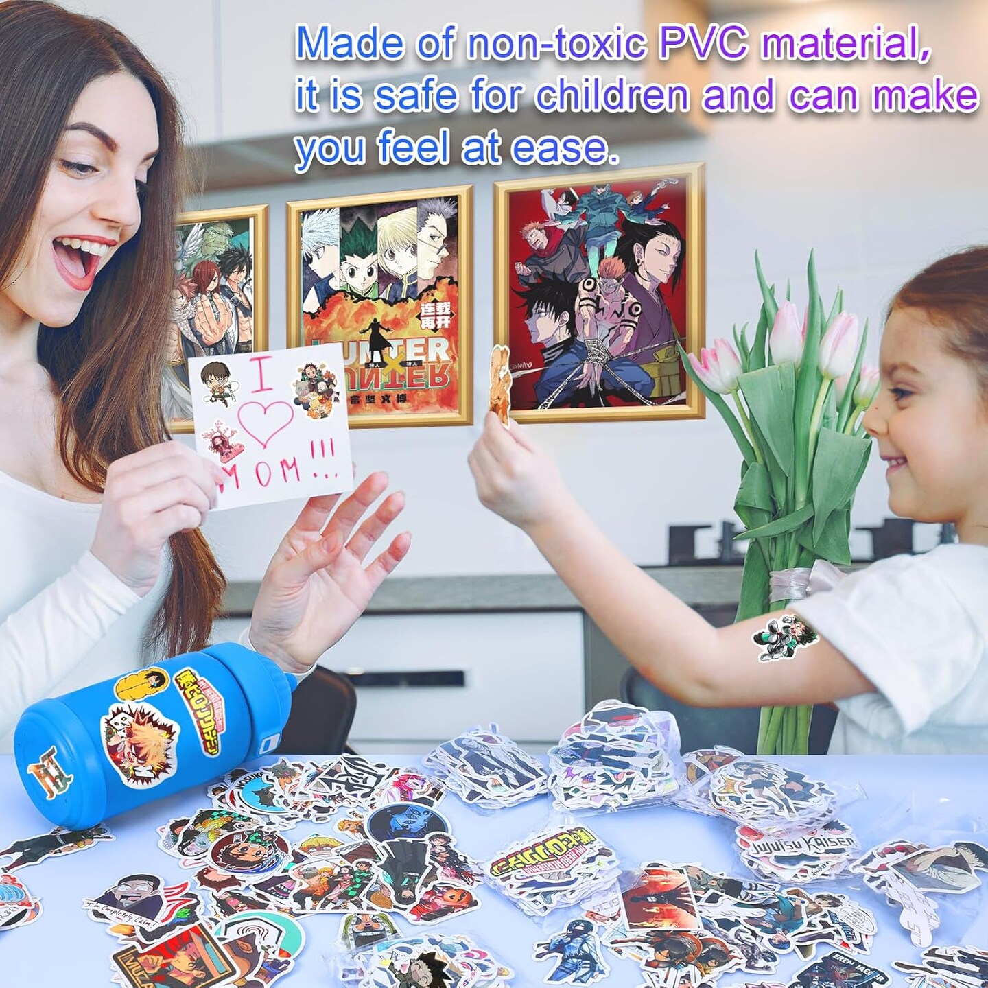 600Pcs Mixed with Classic Anime Theme Sticker Pack