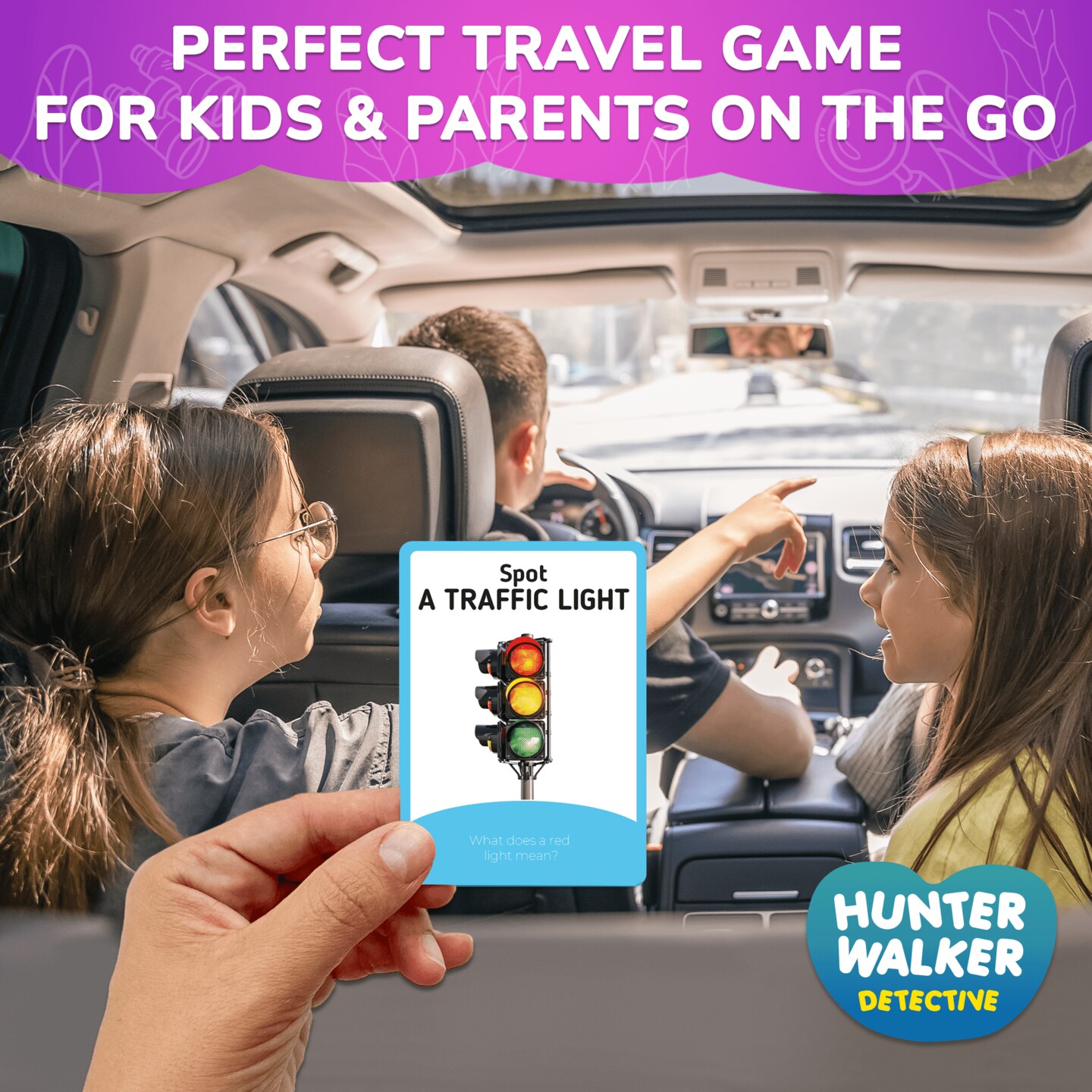 Scavenger Hunt Game 50 Cards for Kids | Search and Find Travel