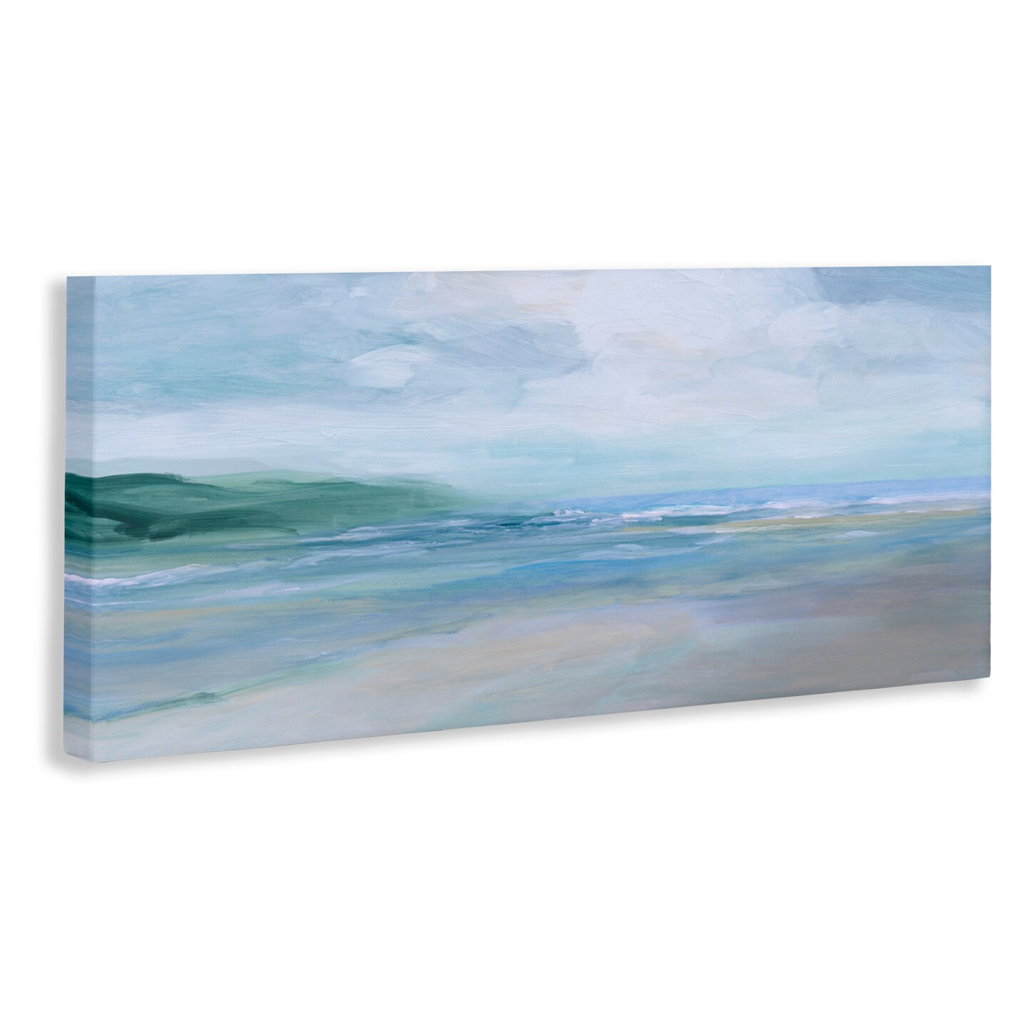Stupell Industries Distant Waves on Coast Canvas By Carol Robinson