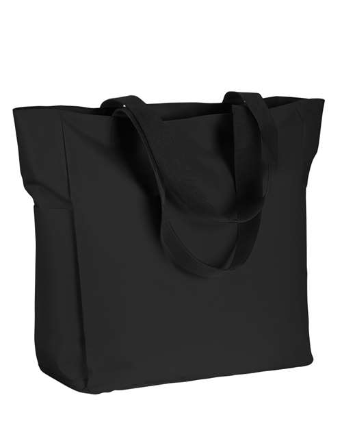 BAGedge&#xAE; Zip Tote Bag Recessed Zipper 600D Polyester