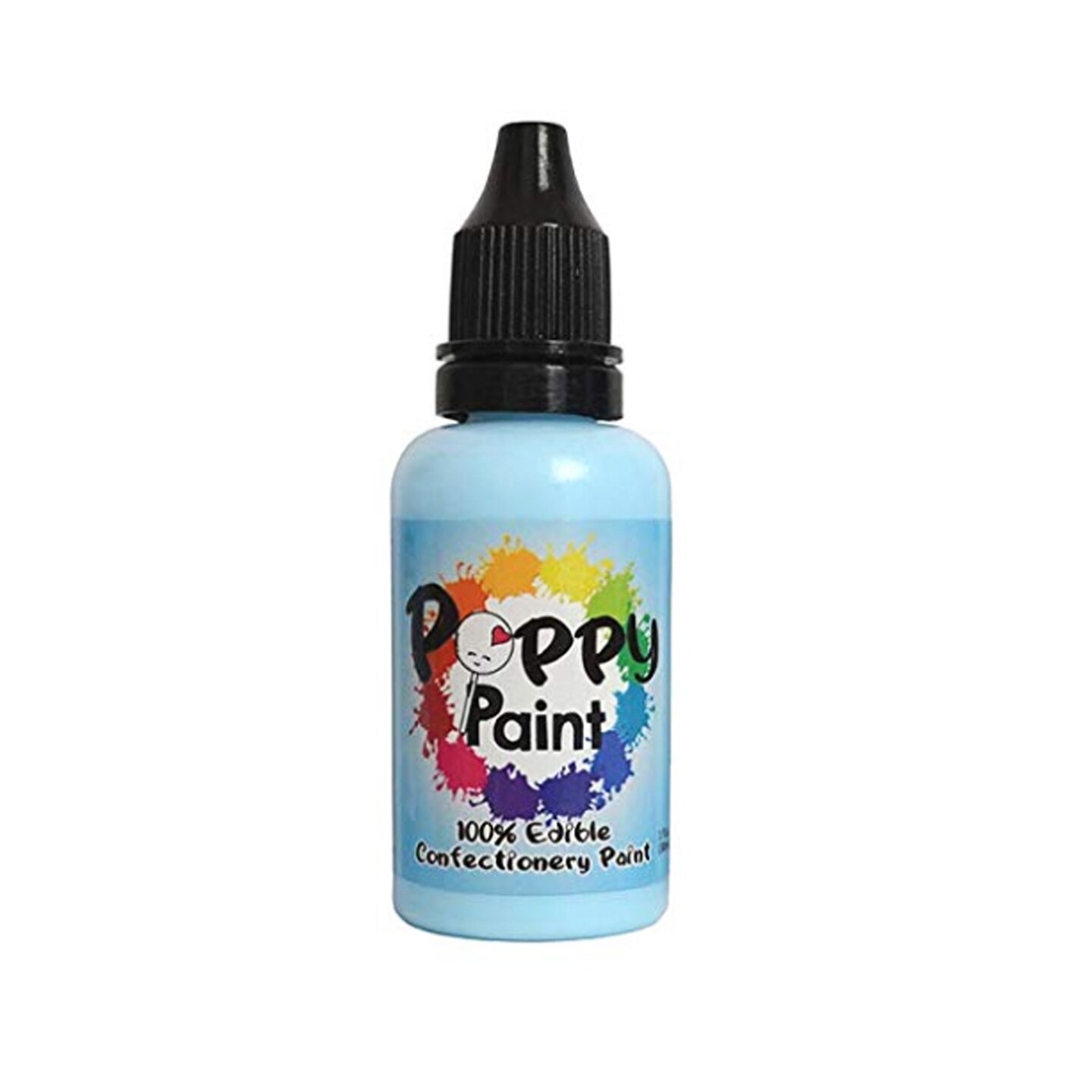 Poppy Paint Frozen Blue Edible Paint for Cakes Cookies and Confections