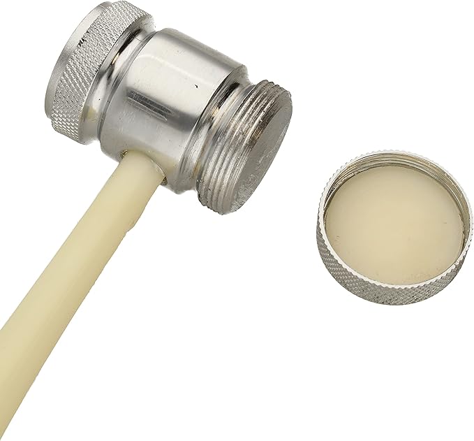 The Beadsmith Mini Plastic Mallet - Dual Head Hammer - Use to Flatten and Shape Sheet Metal & Wire, Protect Wire with No Risk of Marring