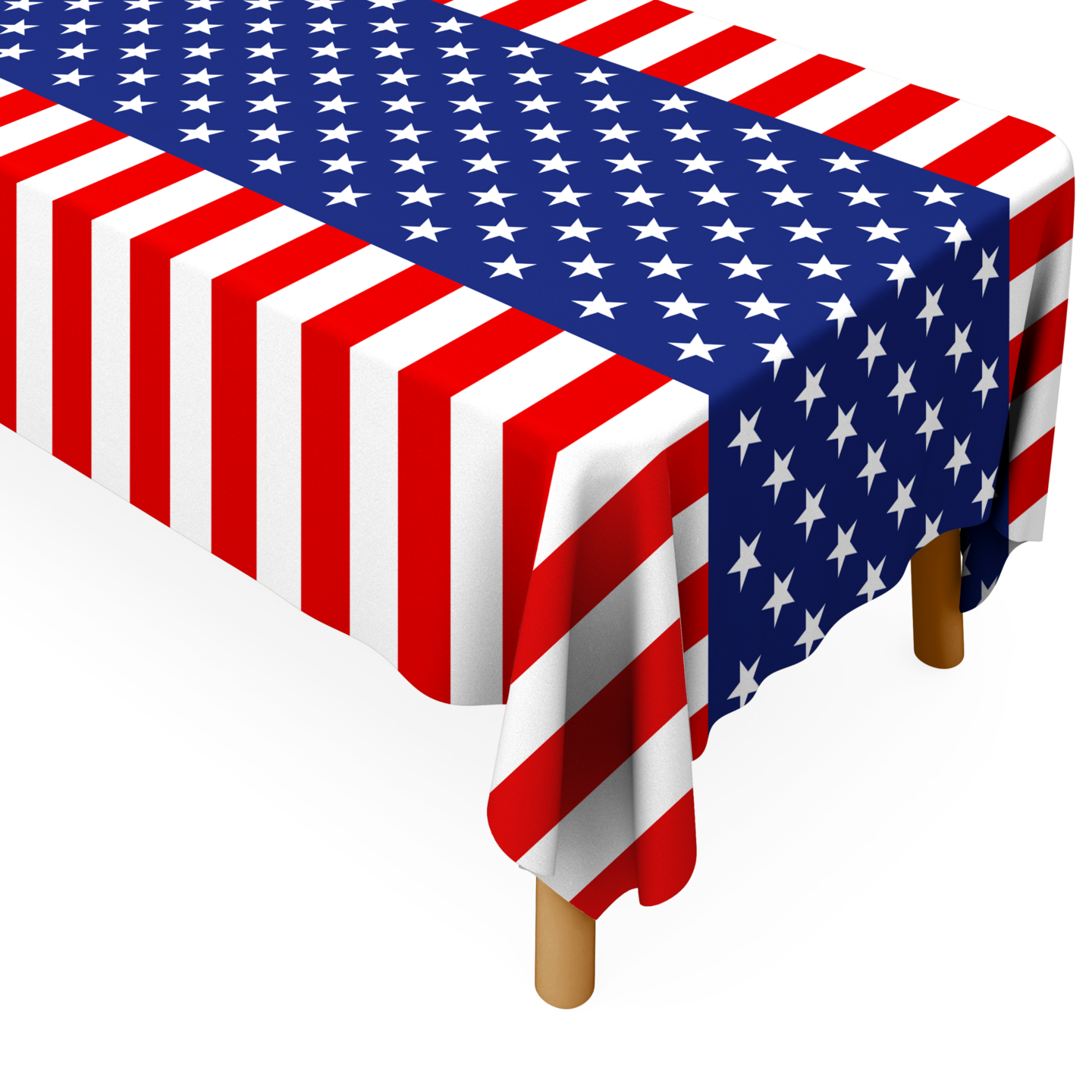 4E’s Novelty 3 Pack Patriotic Tablecloth 54" x 108" - Disposable Tablecloth for 4th of July Decorations, Memorial Day, Rectangle Red White and Blue Table Cloth, Independence Day Party Table Cover