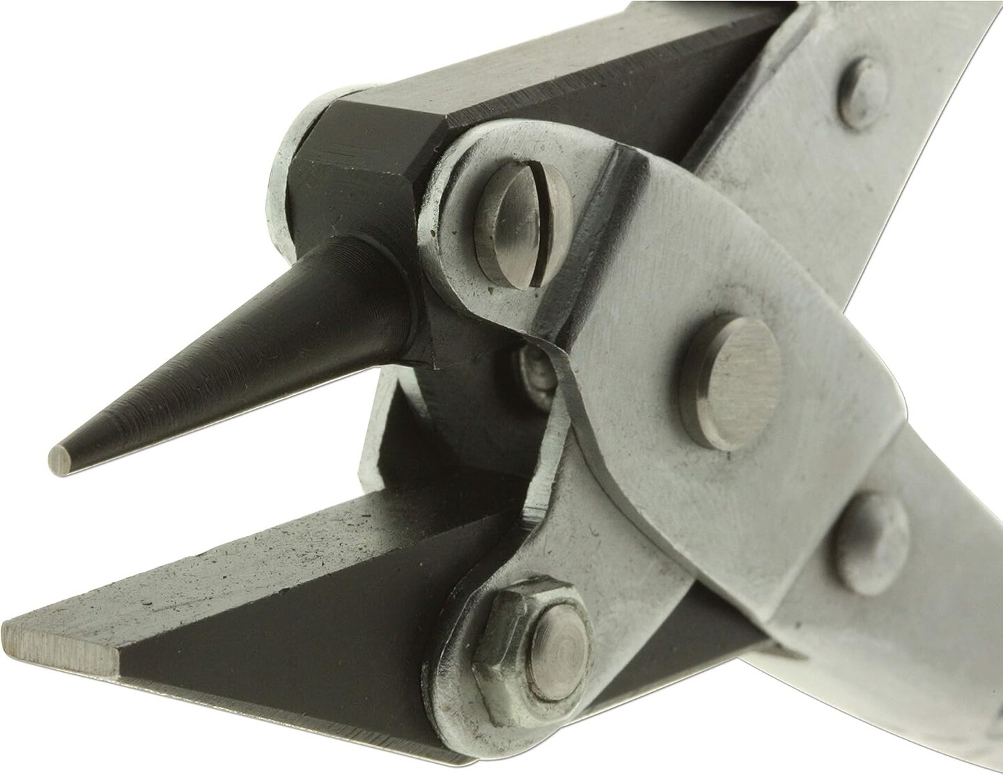 The Beadsmith Chain Nose Parallel Pliers with Spring, Flat Grip for Jewelry Making, Wirework & Repair