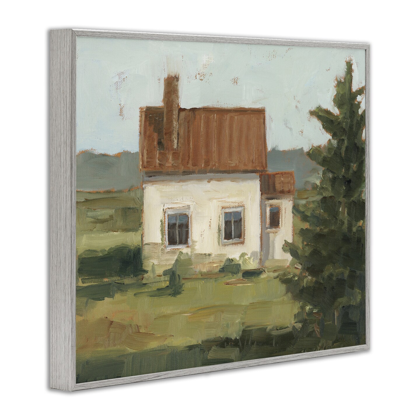 Stupell Industries Secluded Cottage View Framed Giclee By Ethan Harper