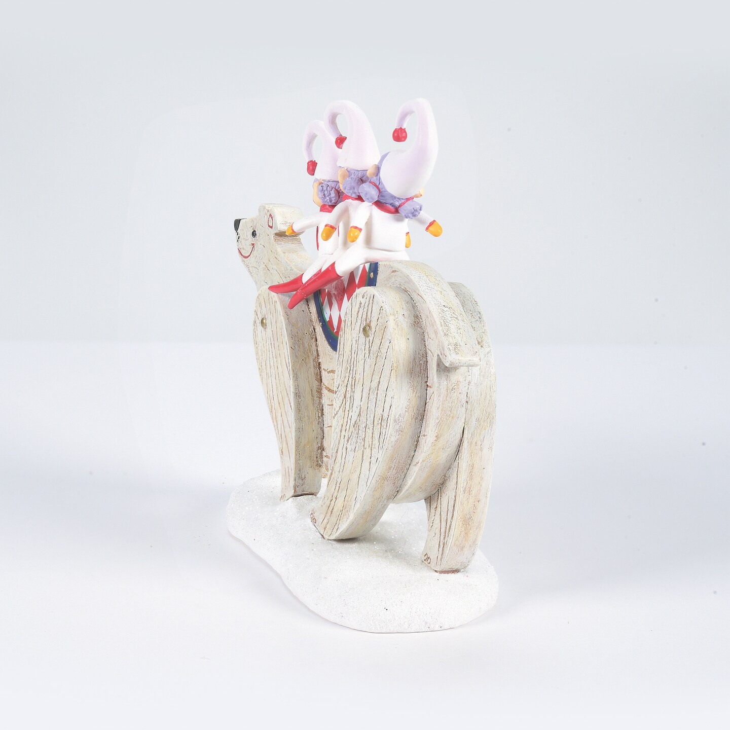 Nightmare Before Christmas Village Polar Bear Ride Village Accessory Figurine 3.6in H