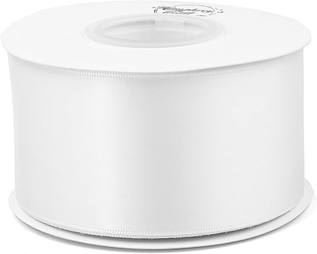 2 Inch White Double Faced Satin Ribbon - 25 Yards Variety of Color