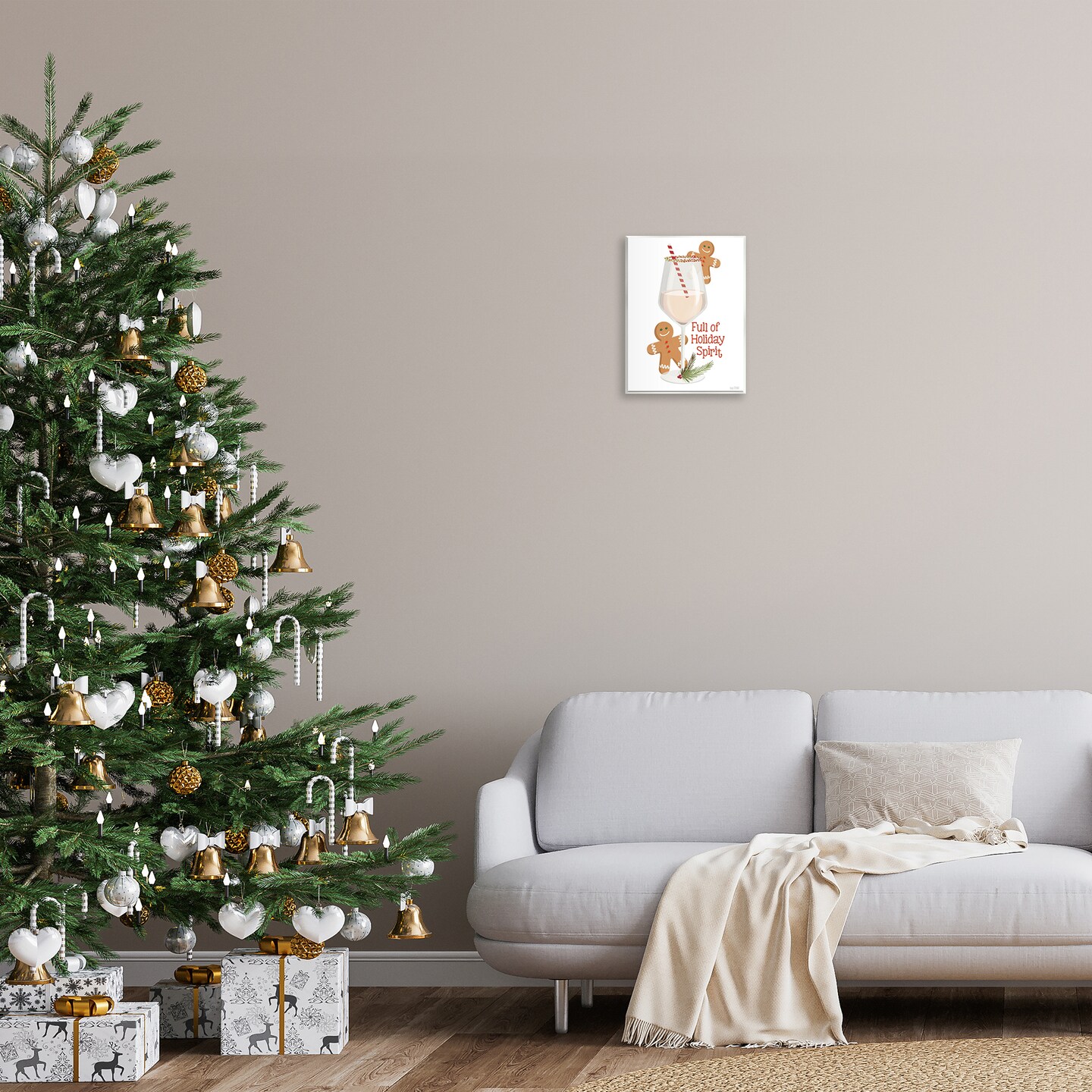 Stupell Industries Full Of Holiday Spirits Wall Plaque By House Fenway